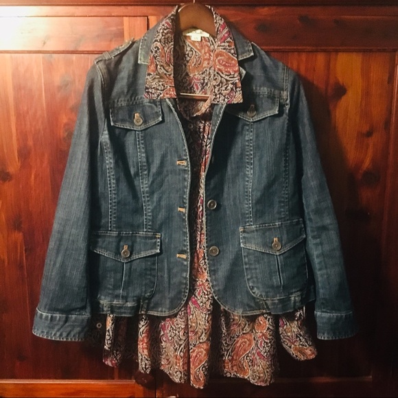 Lands' End Jackets & Blazers - 3/$10!! 🌟Host Pick🌟Lands’ End Jean Jacket